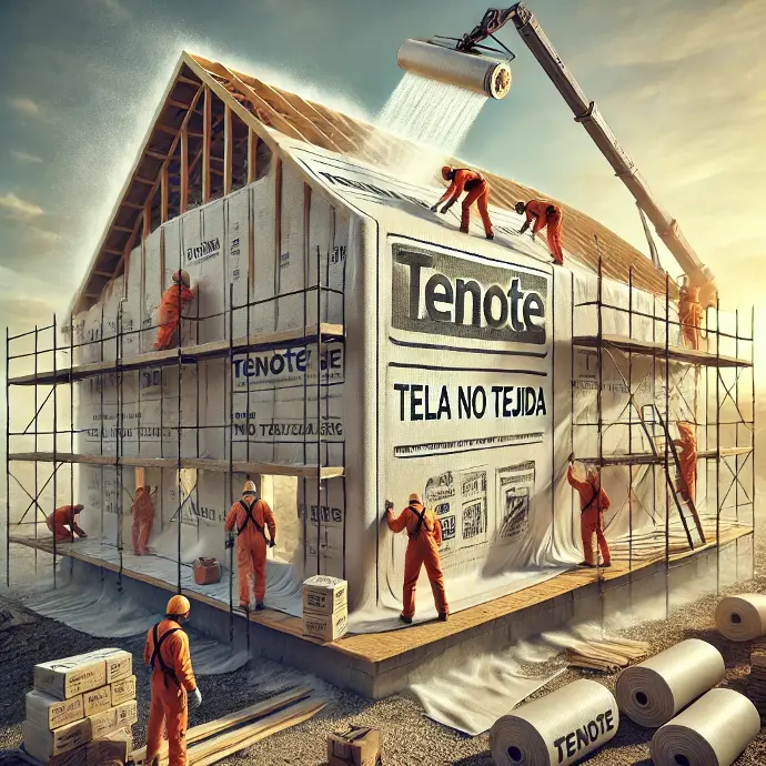 Construcción membrana anti humedad tenote mexico